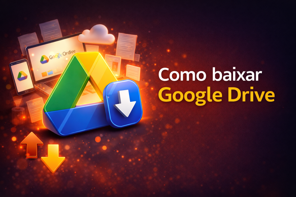 Como baixar no Google Drive